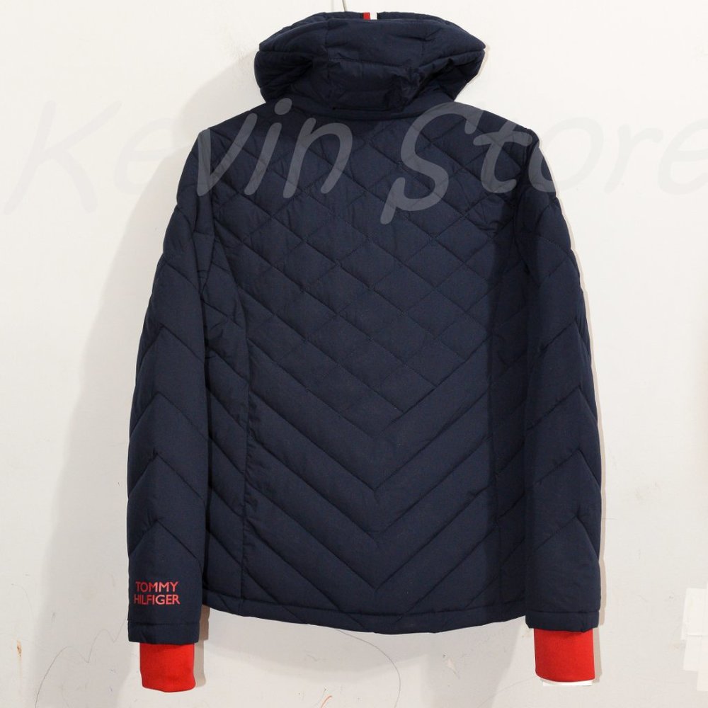 NWT NAVY Tommy Hilfiger Ladies' Packable Jacket - Picture 8 of 12